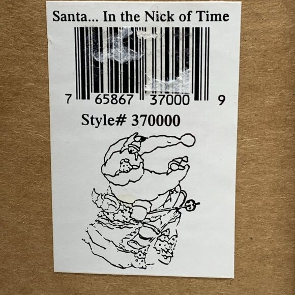 Carvers Choice Figurine In The Nick of Time Santa Skiing Boyds Collection Ltd Ed - Picture 16 of 16